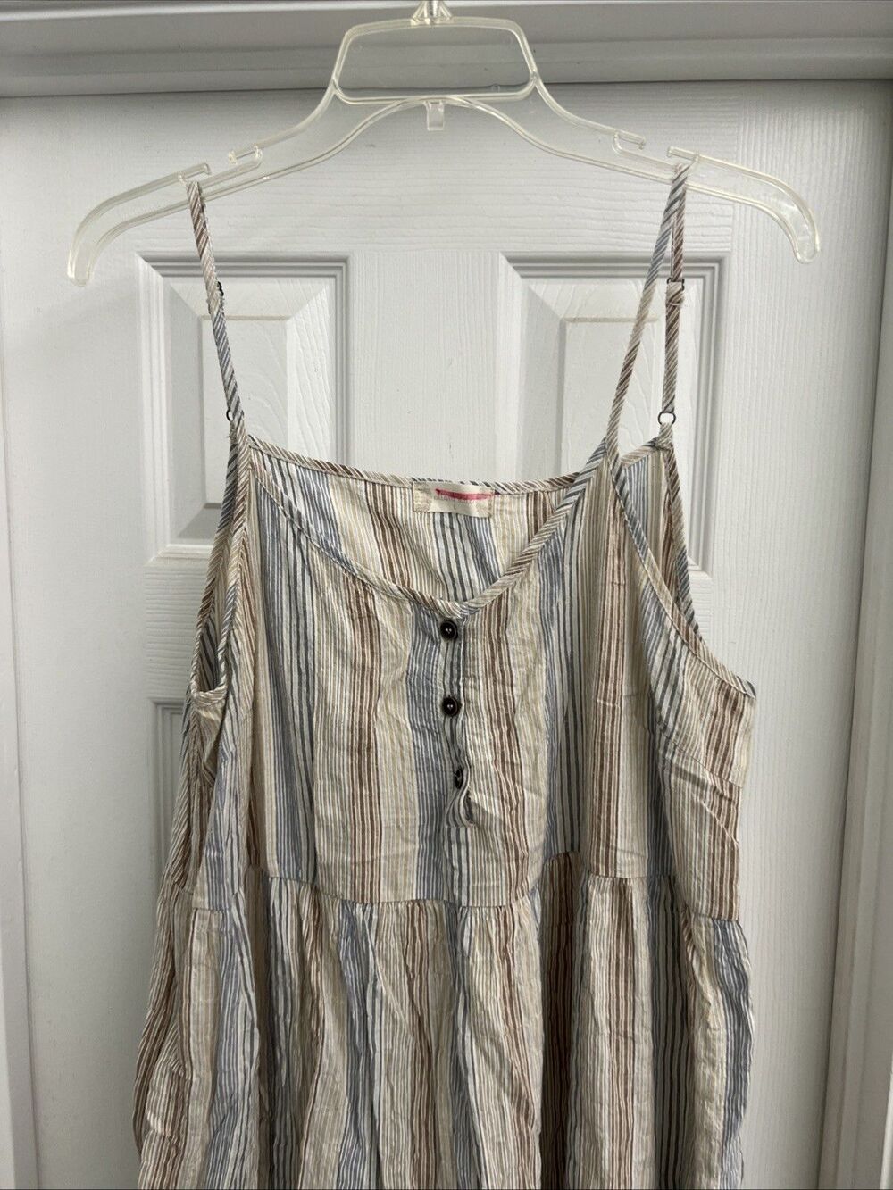 Altar'd state sleeveless tiered maxi dress Lrg Boho Cottage Core Beachy - Picture 2 of 10